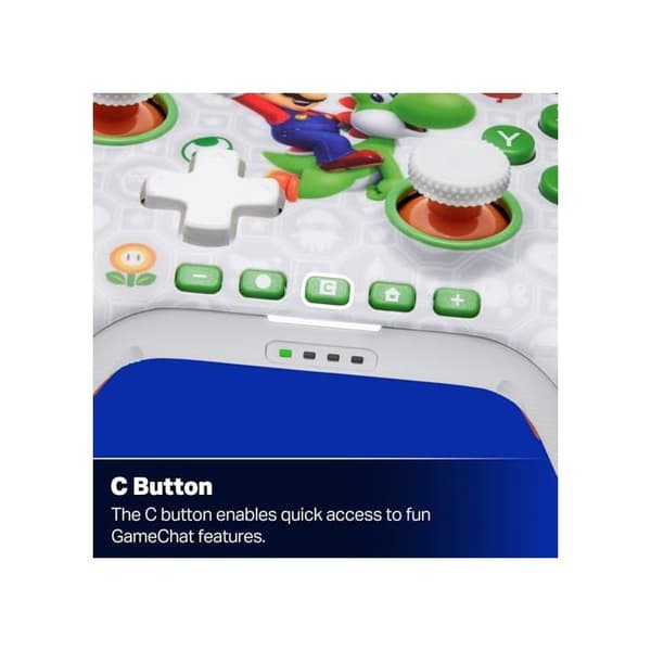 Manette Uden Ledning Powera Mario & Yoshi-Accessoire-SWITCH 2