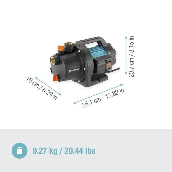 GARDENA 3000/4 Basic Set Trädgårdspump 3000 l/h 35 m
