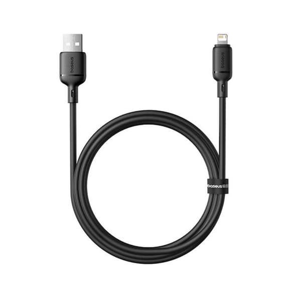Baseus Silky Series USB-A Lightning 2.4A 1m Sort