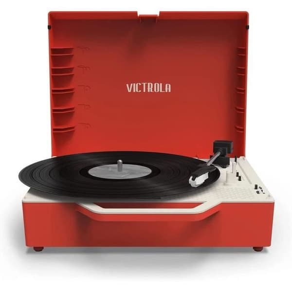 VICTROLA RE-SPIN Økodesignet vinylpladespiller - Rød