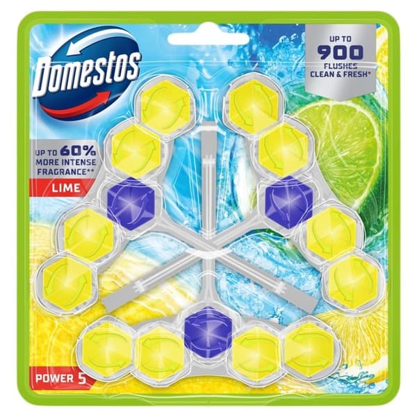 Domestos P5 Lime Cube 3x50g