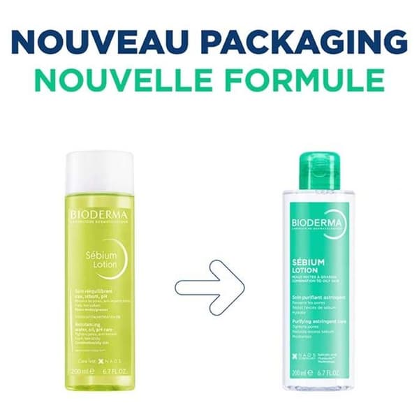 Bioderma Sébium Rensende Lotion 200 ml