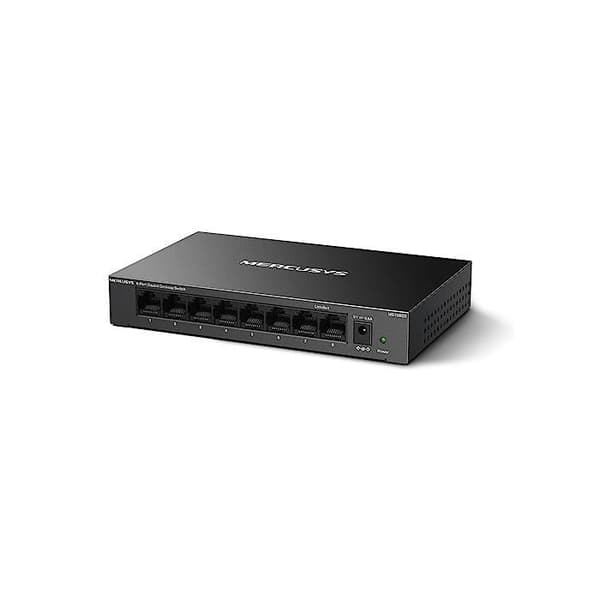 Gigabit Ethernet Switch - MERCUSYS - MS108GS - 8 Porte - Metalhus - Støjsvag