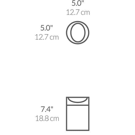 simplehuman Mini Affaldsspand Rustfrit Stål Børstet Låg 1,5L