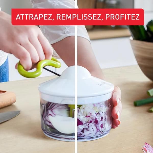 Tefal manuell hackare 5 sekunder 500 ml Snabb och lätt att använda