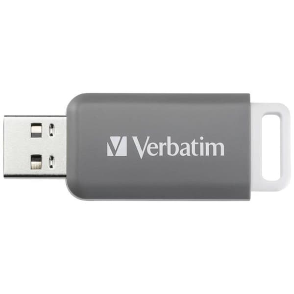 Verbatim V DataBar USB 2.0 Drive USB stick 128 GB grå 49456 USB 2.0