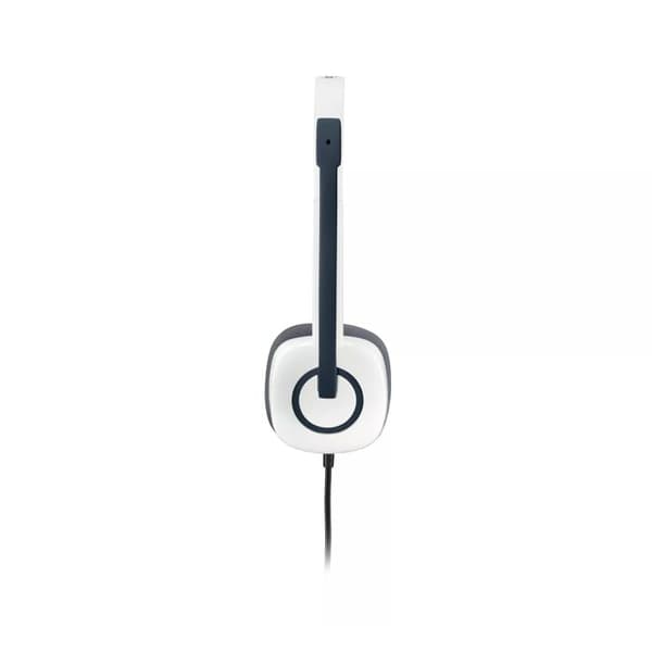 Stereo headset - LOGITECH - H150 - Hvid - Kablet - Støjreducerende