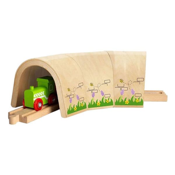 Dampbøjet krydsfiner tunnel