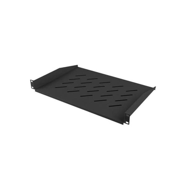 Lanberg Rack hylde sort, RAL 9004 1U 19"