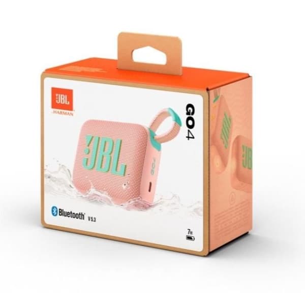 Ultra-portabel Bluetooth-högtalare - JBL GO 4 - Bluetooth 5.3 - Rosa