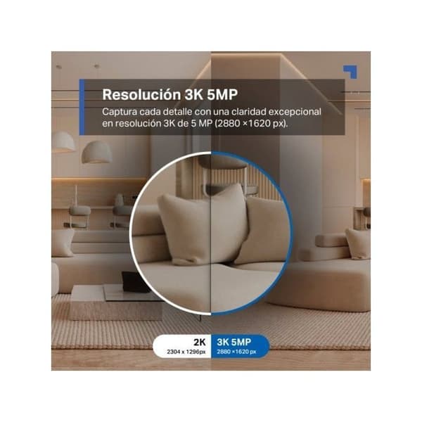 IP-säkerhetskamera TP-Link Tapo TC74 3K 5MP Vit