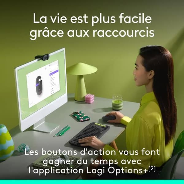 Mus - Trådløs - Logitech - Pop-mus - Grafit