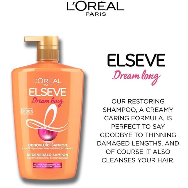 L'ORÉAL PARIS Elseve Dream Long Shampoo 1000 ml