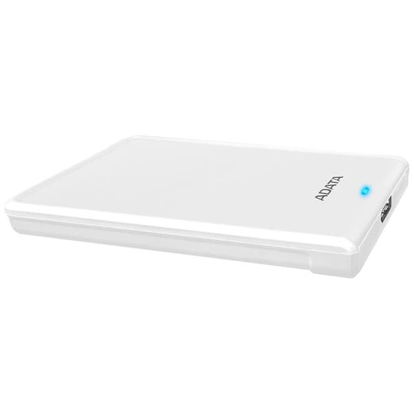 ADATA 2 TB HV620S Smal extern hårddisk - USB 3.1 - Vit