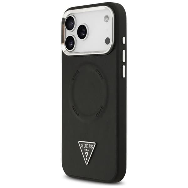 Coque Guess Hardcase Triangle Logo MagSafe til iPhone 17 Pro Max - Sort