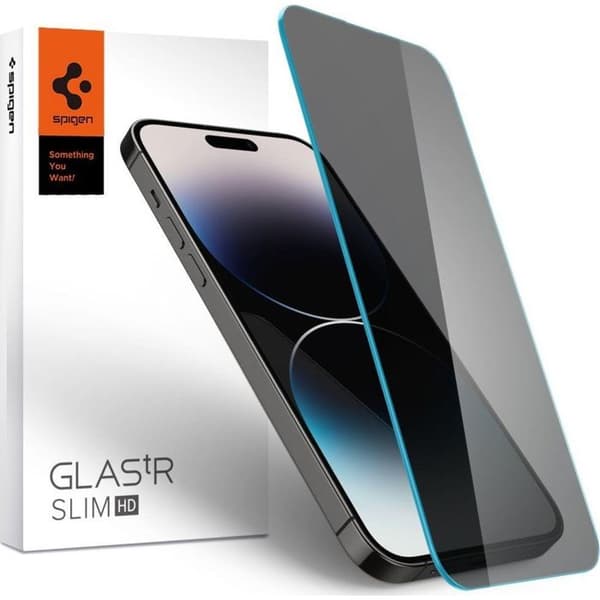 Spigen Glas.TR Slim Privacy skærmbeskyttelse til iPhone