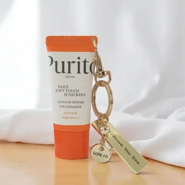 PURITO Daily Soft Touch SPF 50+ Mini - solbeskyttelse til ansigtet 15 ml