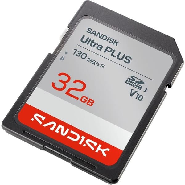 Sandisk SDHC Ultra Plus 32 Go UHS-I minneskort