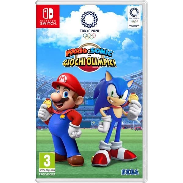 Videospil - Sega - Mario & Sonic ved OL Tokyo 2020 - Action - Multiplayer - Nintendo Switch