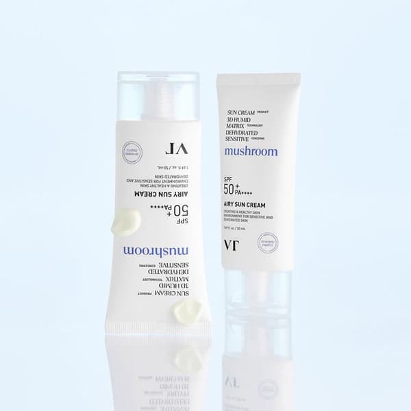VT Airy Sun Cream Pilz SPF50+ PA++++ - Let solcreme 50 ml