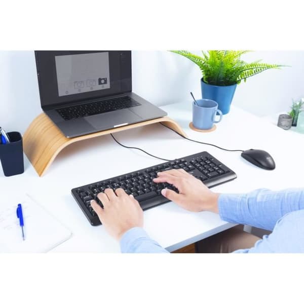 USB-tastatur - TRUST - PRIMO - Tysk - 104 taster - Sort