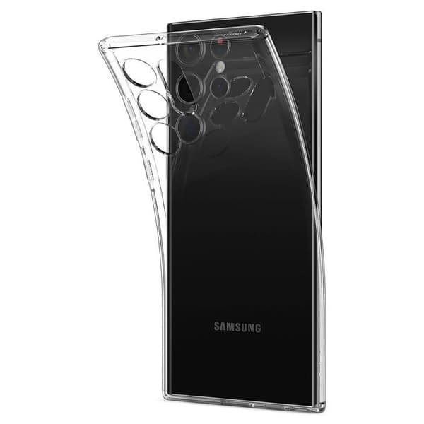 Coque - SPIGEN - Liquid Crystal - Transparent - Beskyttelse mod gulning - Fleksibel