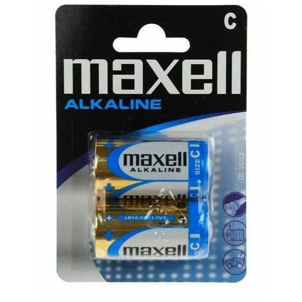 MAXELL Batteri LR14 x 2 - Alkalisk