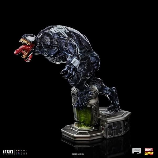 Statuette - IRON STUDIOS - Venom - Harpiks - 1/10 - Sort