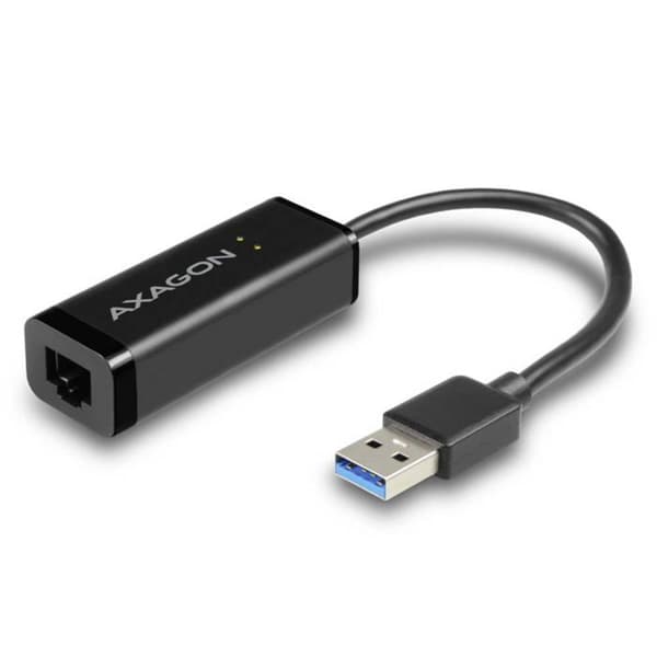 USB 3.0 Adapter - GENERISK - Axagon ADE-SR - RJ-45 - Gigabit Ethernet - Sort