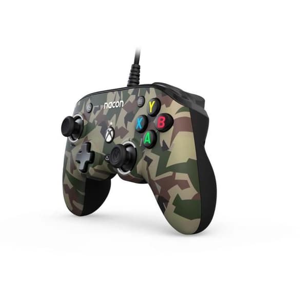 Spilcontroller - NACON - Pro Compact Controller - Camo Forest - Bluetooth - Tilpasselig