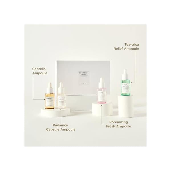 Madagascar Centella Ampoule Kit - Sæt med 4 mini ampuller