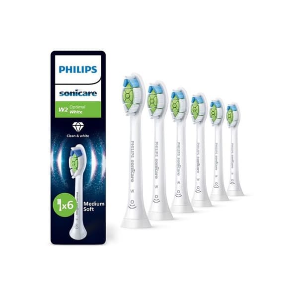 Philips Sonicare HX6066/87 Optimal White Tandbørste Hoved 6-Pack