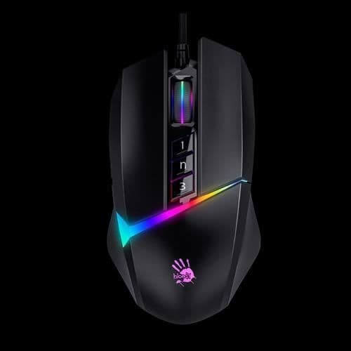Mus - A4TECH - W60 Max - Ambidextrisk - 10000 DPI - USB Typ A
