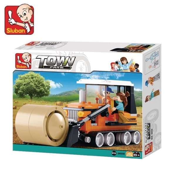 Lego Kompatible Mursten - Byggeri - Byen - Høster - Sluban