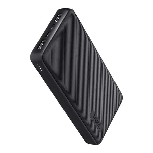 Ekstern batteri - Trust - Primo - 20000mAh - USB-C 3A - 3 indgange - Sort