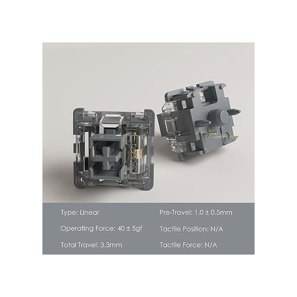 AKKO V3 Pro Silver Switchar, m