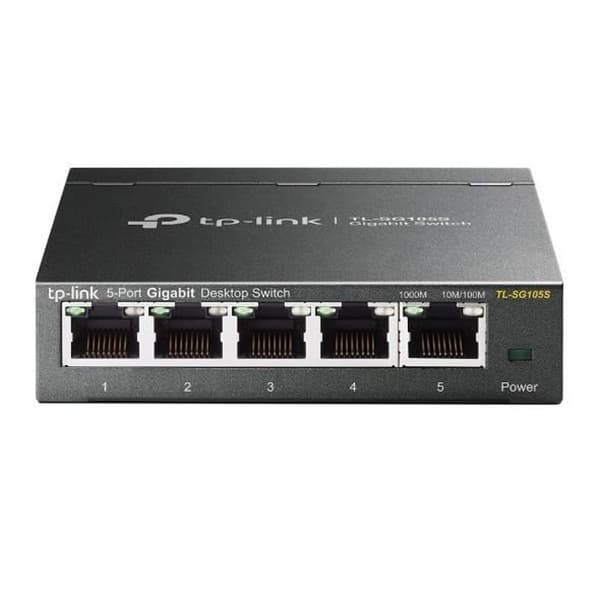 Tp Link netværksskift 5 porte 10/100/1000 Mbps