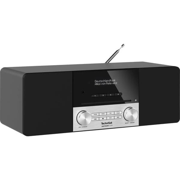 TechniSat Radio-CD-spelare DAB+, FM CD, Bluetooth svart