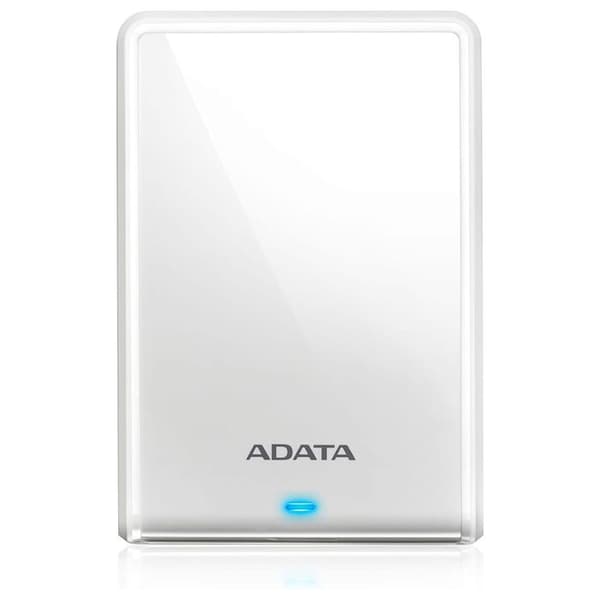 ADATA 2 TB HV620S Smal extern hårddisk - USB 3.1 - Vit