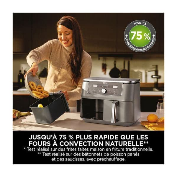 Luftfritös - Ninja DZ400EU - 9,5L - 2 korgar