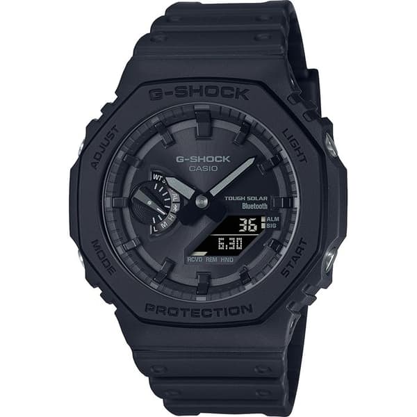 Ur - CASIO - GA-B2100-1A1ER - Kvarts - Analog - Sort Plastiksnor