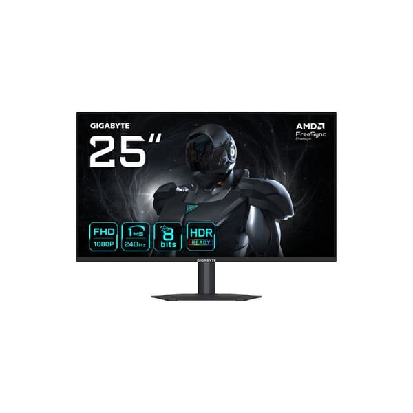 Spilmonitor - GIGABYTE - G25F2A - 24,5 tommer FHD - 240Hz - 1 ms