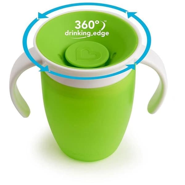 MUNCHKIN Miracle 360° 207ml Lärande kopp - Grön