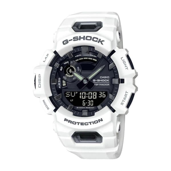 CASIO Ur G -SHOCK - Stødresistent - Multifunktion - Hvid