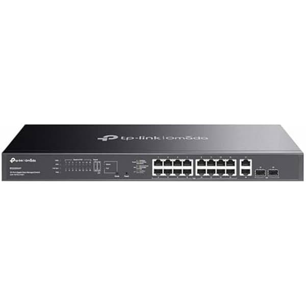 Netværksswitch - TP-LINK - OMADA - 20 porte - 16 porte Gigabit PoE+ - Cloudstyring