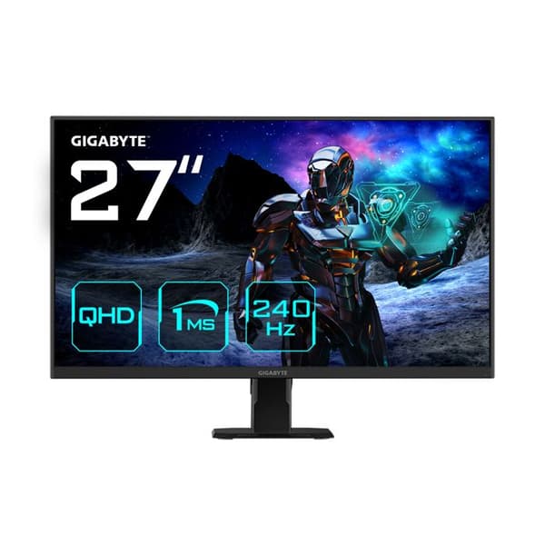 PC Skærm 27' - GIGABYTE - GS27Q X - 2.5K - 240 Hz - IPS Panel - 1 ms