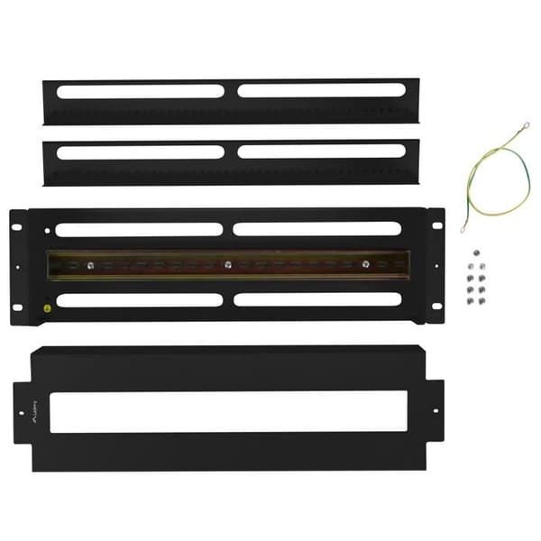 Elfordelingspanel - LANBERG - AK-VDP103-B - 19 tommer - 3U - Sort stål