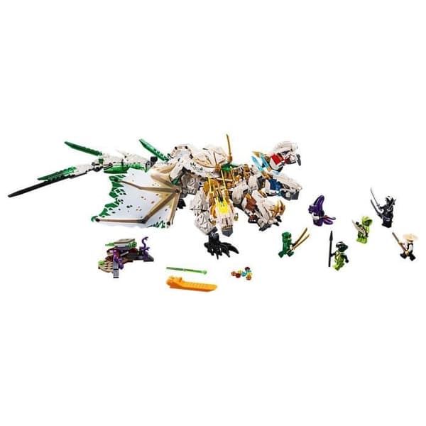 Legetøj - LEGO - NINJAGO - Ultra Dragon - 951 dele - Grøn, Sort, Sølv