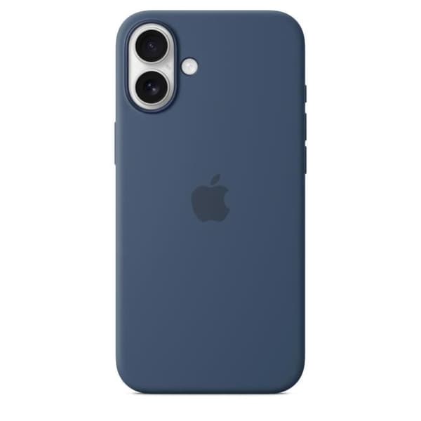 APPLE iPhone 16 Plus - Silikonecover med MagSafe - Denim