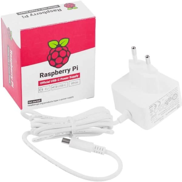 Strømforsyning - RASPBERRY PI - Pi 3 - 2.5A - 5.1V - Micro USB